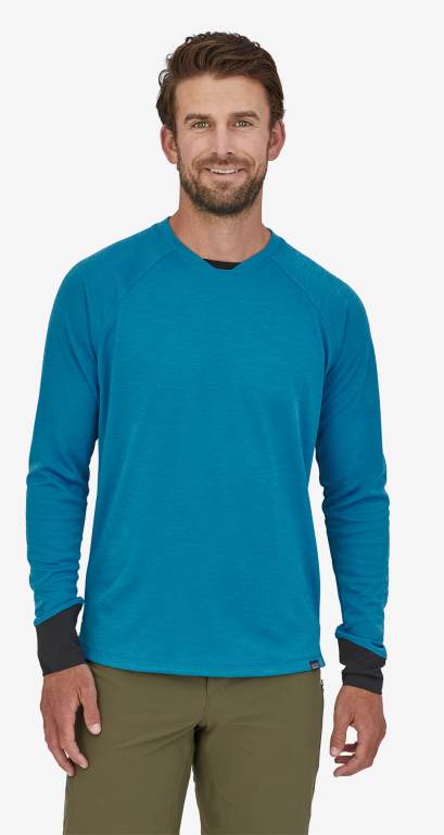 Camisas Patagonia Long-Sleeved Dirt Craft Mountain Jersey Hombre Azules | YPFAhSph