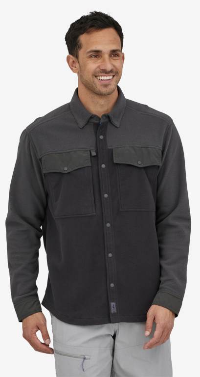 Camisas Patagonia Long-Sleeved Early Rise Snap Hombre Negros | DK8GRC0e