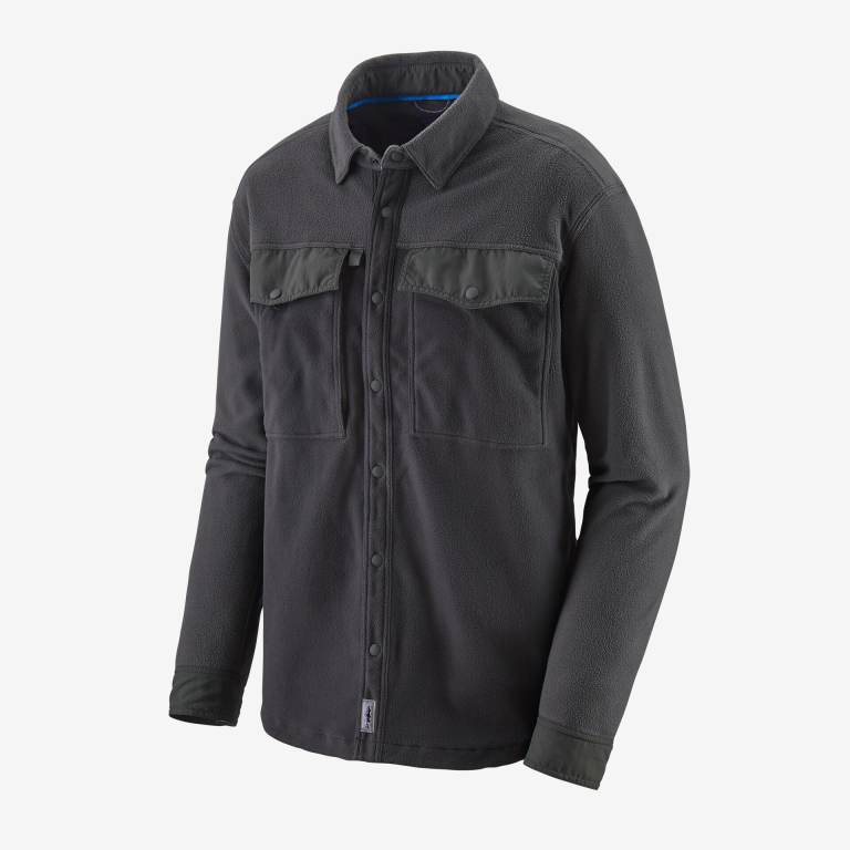 Camisas Patagonia Long-Sleeved Early Rise Snap Hombre Negros | DK8GRC0e