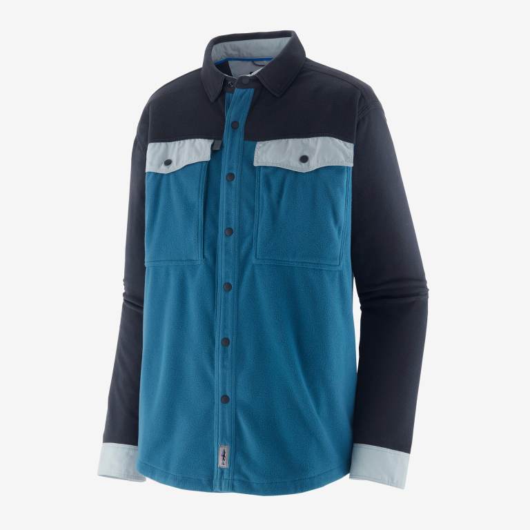 Camisas Patagonia Long-Sleeved Early Rise Snap Hombre Azules | XnxPrZon