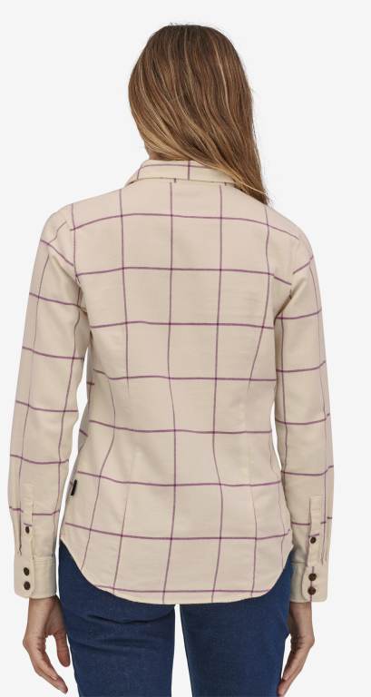 Camisas Patagonia Long-Sleeved Organic Algodon Midweight Fjord Flannel Mujer Beige | i177t8Lf