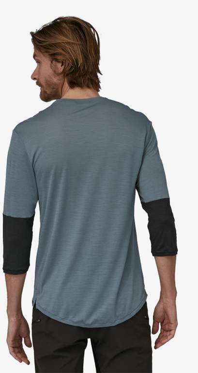 Camisas Patagonia Merino 3/4-Sleeved Jersey Hombre Grises | vzZeK1DY