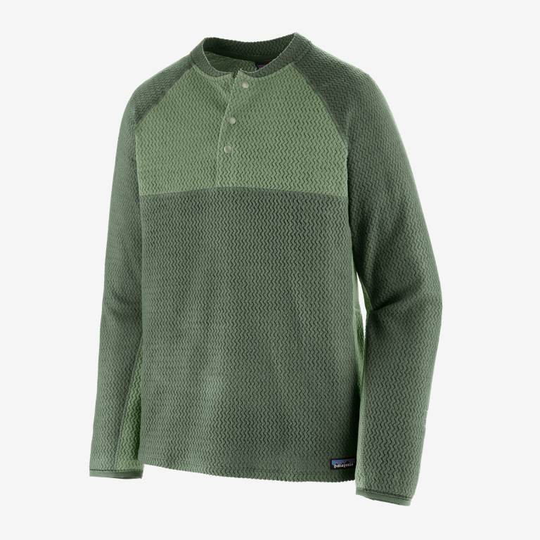 Camisas Patagonia R1Â® Air Henley Hombre Verdes | KejiGtd5