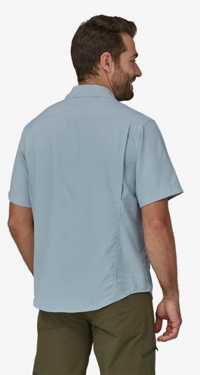 Camisas Patagonia Self-Guided UPF Senderismo Hombre Azules | PwsUeyZ4