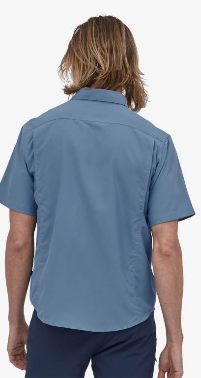 Camisas Patagonia Self-Guided UPF Senderismo Hombre Azules | TTVVdqdR