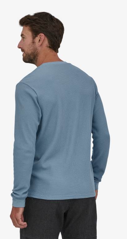 Camisas Patagonia Trabajo Waffle Crewneck Hombre Grises Claro | H9r8ICFm