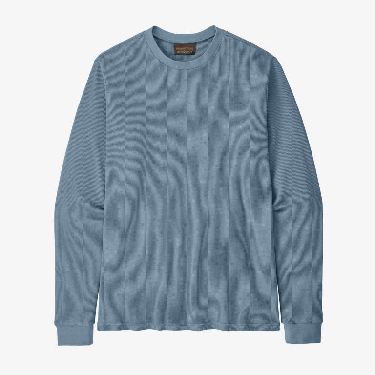 Camisas Patagonia Trabajo Waffle Crewneck Hombre Grises Claro | H9r8ICFm