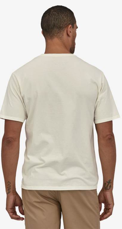 Camiseta Patagonia Earth Love Organic Hombre Blancos | sEHq5PVa