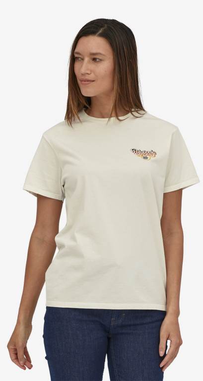 Camiseta Patagonia GPIWâ„¢ Logo Organic Unisex Blancos | 80NvxFap