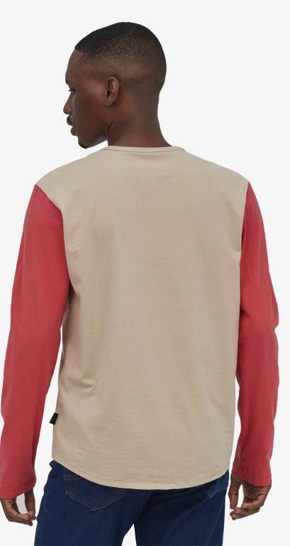 Camiseta Patagonia Long-Sleeved GPIWâ„¢ Crest Organic Baseball Hombre Marrom | X9clEKPw