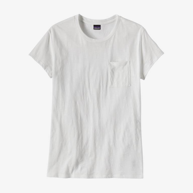 Camiseta Patagonia Mainstay Ligeros Mujer Blancos | 04yDxKf3