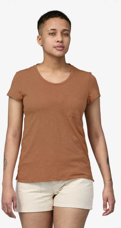 Camiseta Patagonia Mainstay Ligeros Mujer Marrom | BpV6RIfG