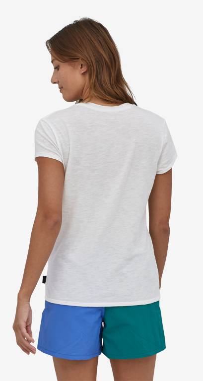 Camiseta Patagonia Mainstay Ligeros Mujer Blancos | Q1E52z2s