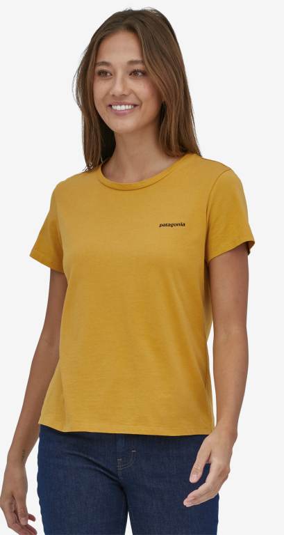 Camiseta Patagonia P-6 Mission Organic Algodon Mujer Dorados | GI8so0xi