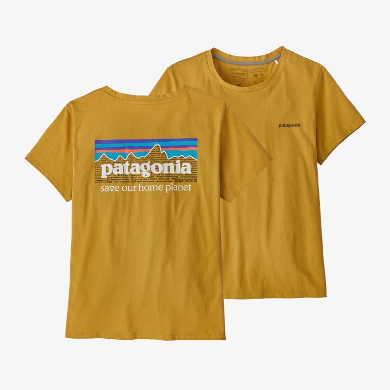 Camiseta Patagonia P-6 Mission Organic Algodon Mujer Dorados | GI8so0xi