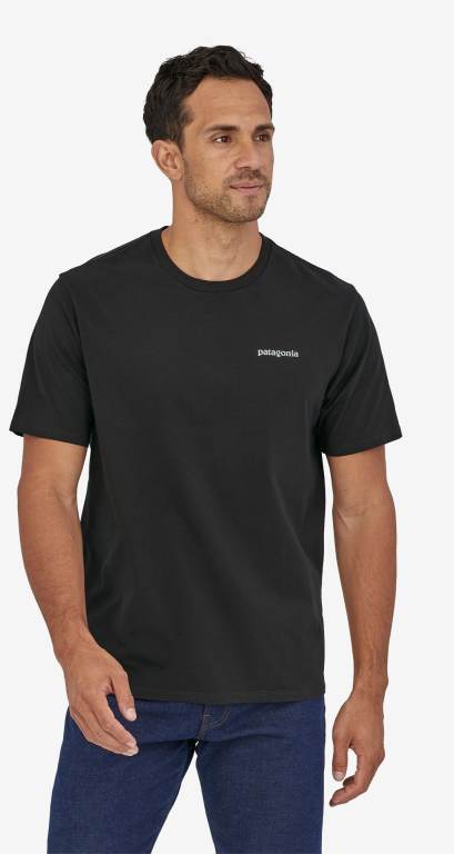 Camiseta Patagonia P-6 Mission Organic Algodon Hombre Morados | JVegQKeR