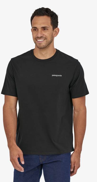 Camiseta Patagonia P-6 Mission Organic Algodon Hombre Morados | JVegQKeR