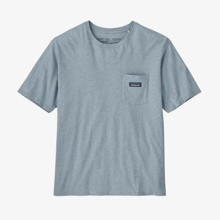 Camiseta Patagonia Regenerative Organic Certifiedâ„¢ Algodon Ligeros Pocket Hombre Azules | pDMPz4rt