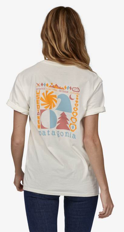 Camiseta Patagonia Spirited Seasons Organic Unisex Azules | BA7qRX5M