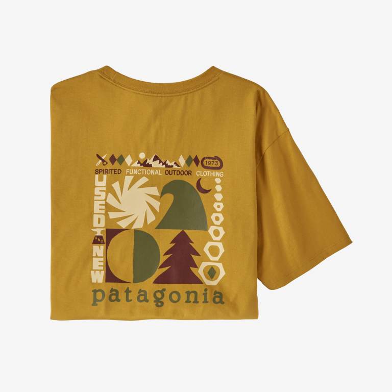 Camiseta Patagonia Spirited Seasons Organic Unisex Dorados | RiOzTCkc