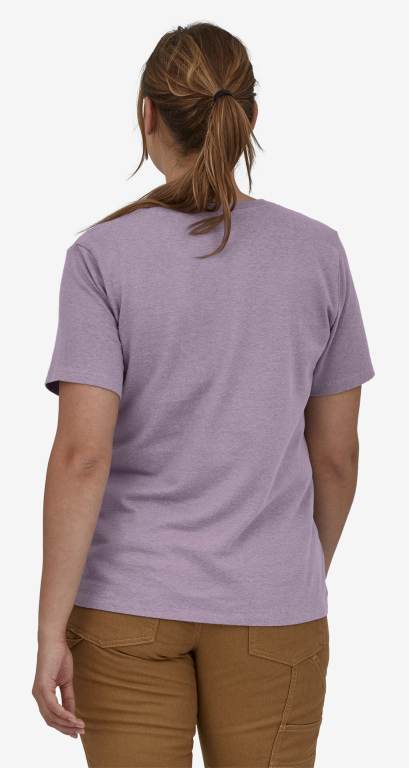 Camiseta Patagonia Trabajo Pocket Mujer Morados | 1gABWRVd