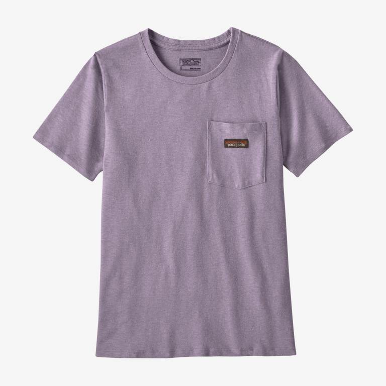 Camiseta Patagonia Trabajo Pocket Mujer Morados | CjP62fDP