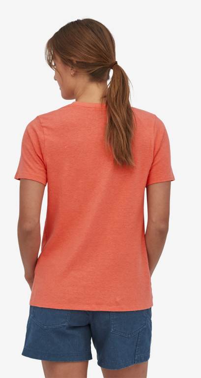 Camiseta Patagonia Trabajo Pocket Mujer Coral | DoGbrAvZ