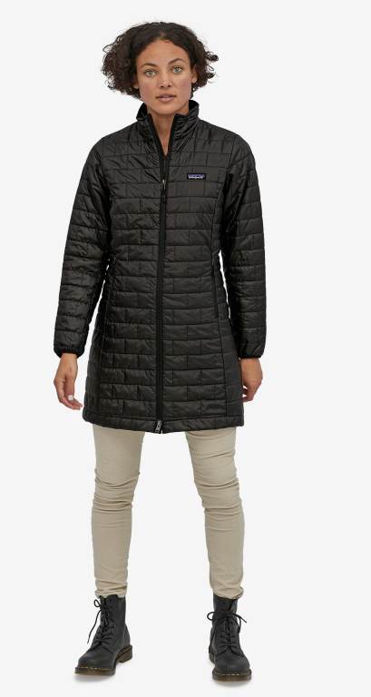 Chaquetas Parka Patagonia Nano PuffÂ® Packable Mujer Negros | qXACRJbh