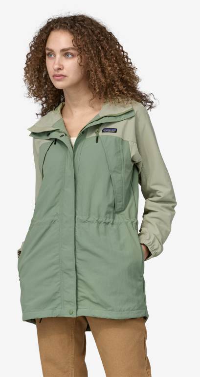 Chaquetas Parka Patagonia Skyforest Ligeros Mujer Verdes | hhhAKlqJ