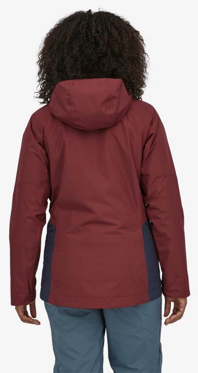 Chaquetas Patagonia 3-in-1 Powder Town Ski/Snowboard Mujer Rojos | 37SNRYH3