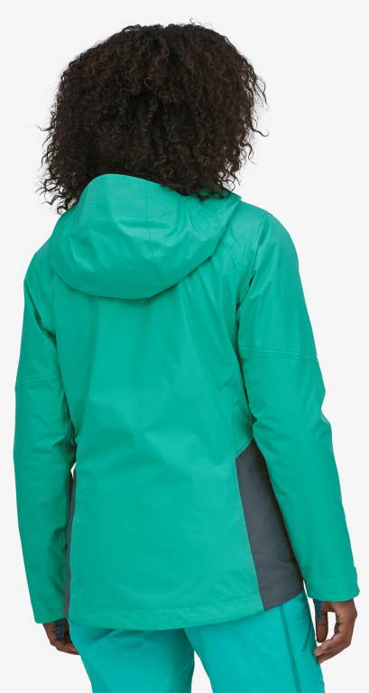 Chaquetas Patagonia 3-in-1 Powder Town Ski/Snowboard Mujer Turquesa | ITwMEkkE