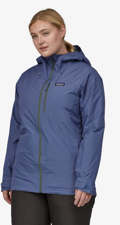 Chaquetas Patagonia Insulated Powder Town Ski/Snowboard Mujer Azules | IMUtLvos