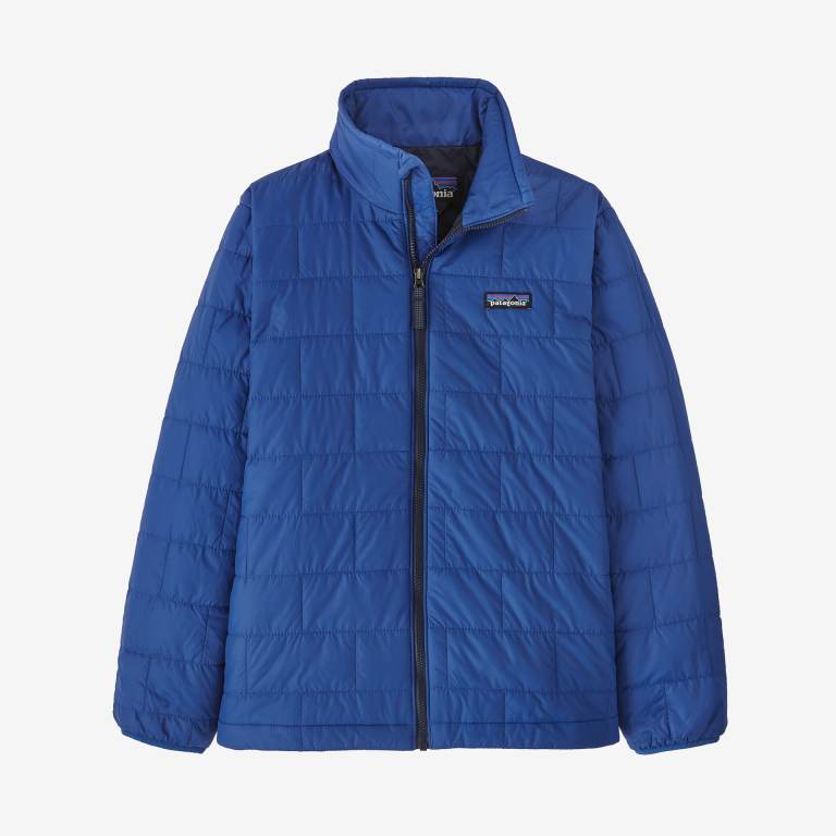 Chaquetas Patagonia Kids\' Nano PuffÂ® Brick Quilt Niños Blue/Navy | 4lyo2uSq