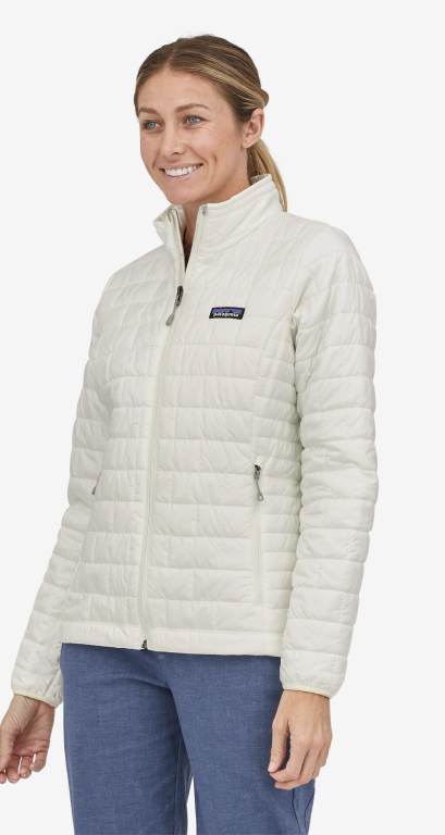 Chaquetas Patagonia Nano PuffÂ® Mujer Blancos | edOW2C5T