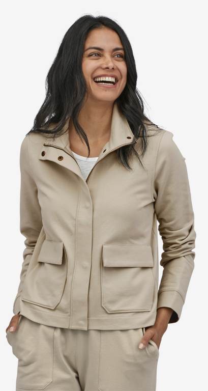 Chaquetas Patagonia Organic Algodon Roaming Layering Mujer Negros | 6RGHGFEx