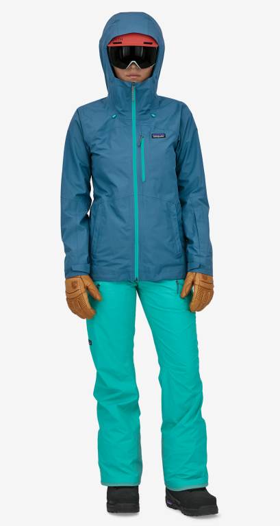 Chaquetas Patagonia Powder Town Ski/Snowboard Mujer Azules | rNwdO8oi