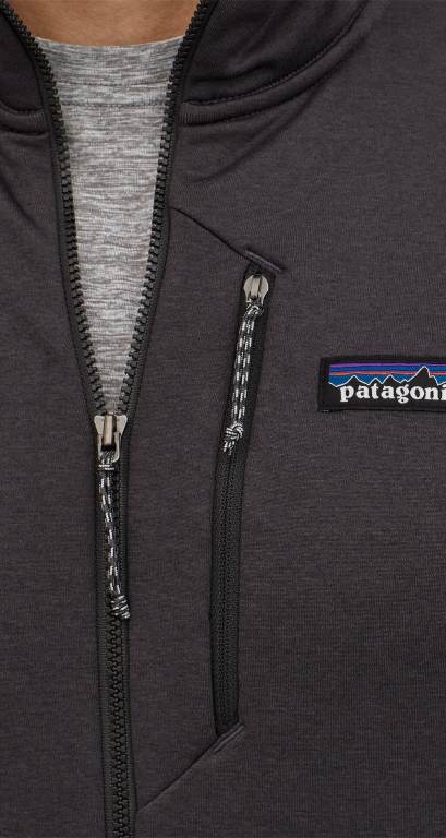 Chaquetas Patagonia R1Â® Daily Layering Hombre Black/Black | PNZNuJmy