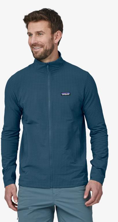 Chaquetas Patagonia R1Â® TechFace Hombre Azules | Ee61Ku1y