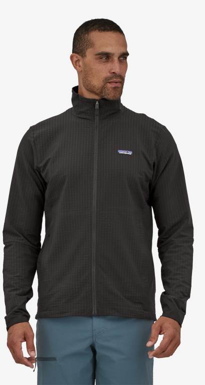 Chaquetas Patagonia R1Â® TechFace Hombre Negros | GhPiBGHw