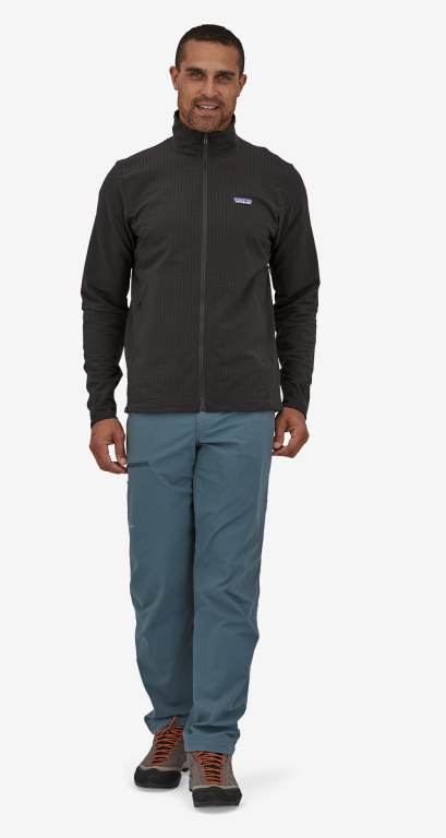 Chaquetas Patagonia R1Â® TechFace Hombre Negros | GhPiBGHw