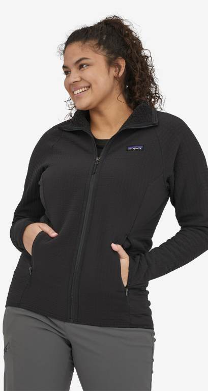 Chaquetas Patagonia R2Â® TechFace Mujer Negros | TZgvwnzX