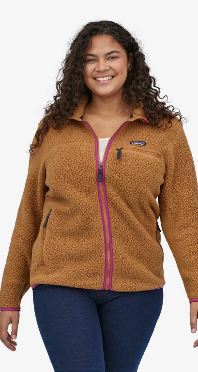 Chaquetas Patagonia Retro Pile Mujer Grises Marrom | CAa0W3xR