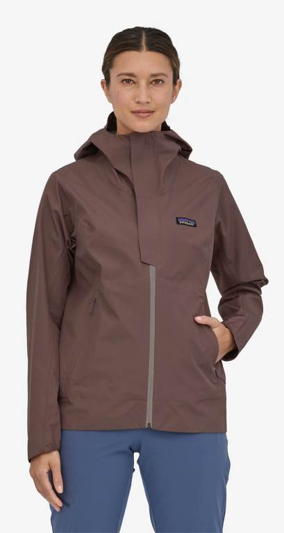 Chaquetas Patagonia Slate Sky Rain Mujer Marrom | UyWYMlji