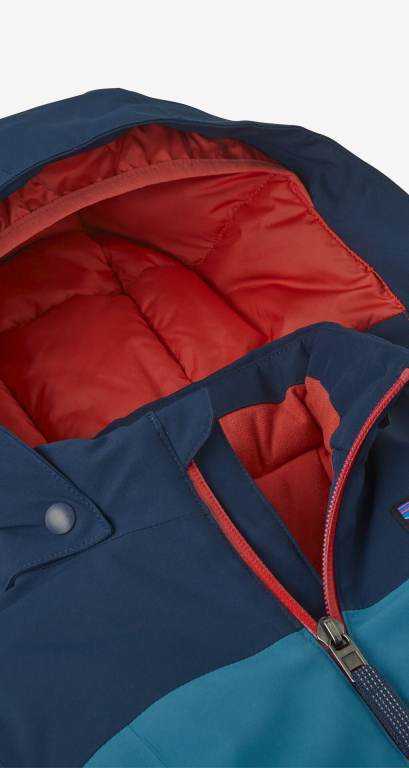 Chaquetas Patagonia Snow Pile Niños Azules | 726LKjNe