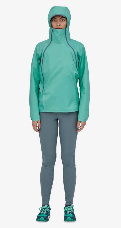 Chaquetas Patagonia Storm Racer Correr Mujer Turquesa | FLvVqMOD