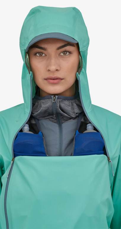 Chaquetas Patagonia Storm Racer Correr Mujer Turquesa | FLvVqMOD