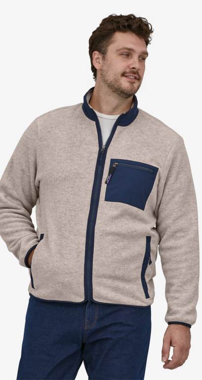 Chaquetas Patagonia SynchillaÂ® Hombre Beige | JZVEEgJt