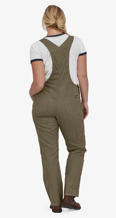 Pantalones Patagonia All Seasons Hemp Lona Bib - Regular Mujer Marrom Oscuro | fD9JR4OE