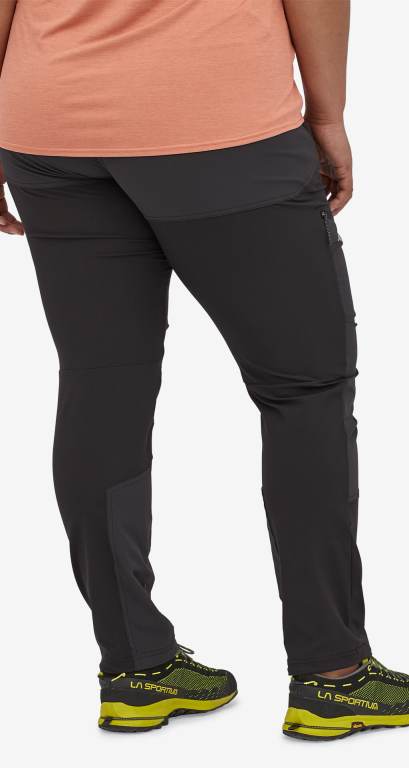 Pantalones Patagonia Altvia Alpine Rock Climbing - Regular Mujer Negros | KAliLMHm