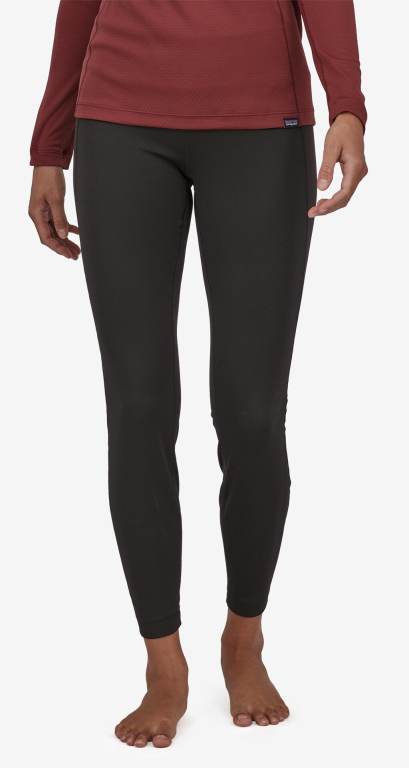 Pantalones Patagonia CapileneÂ® Midweight Baselayer Mujer Negros | MhTXnkUJ